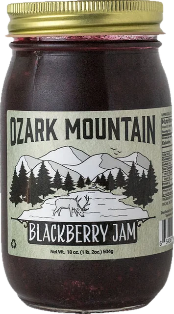 Blackberry Jam jar