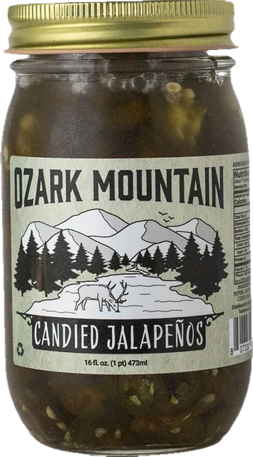 Candied Jalapeno Peppers jar