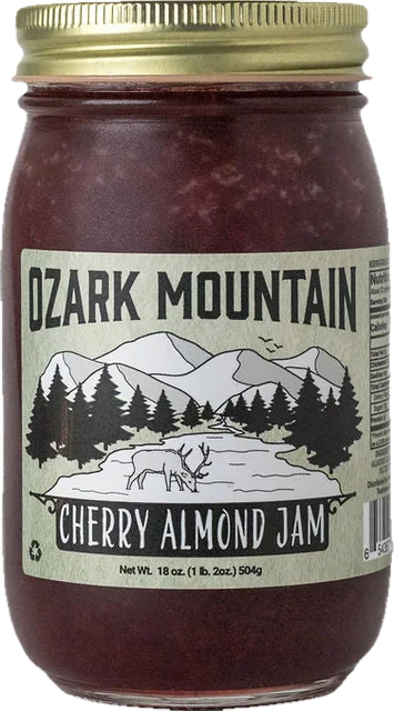 Cherry Almond Jam jar