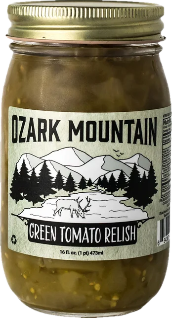 Green Tomato Relish jar