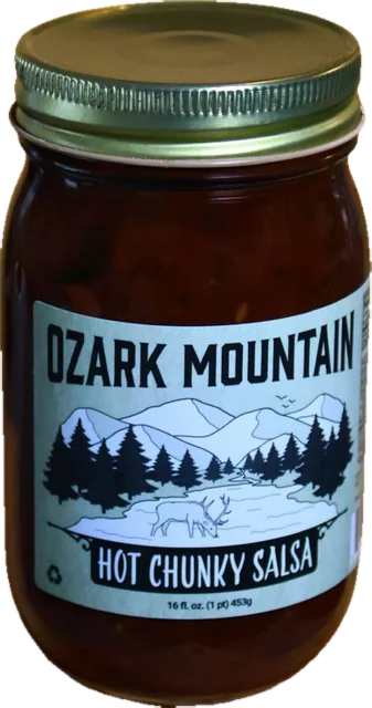 Hot Chunky Salsa jar