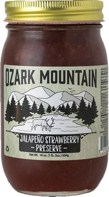 Jalapeno Strawberry Preserve jar