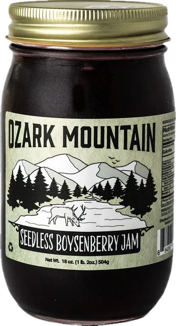 Seedless Boysenberry Jam jar