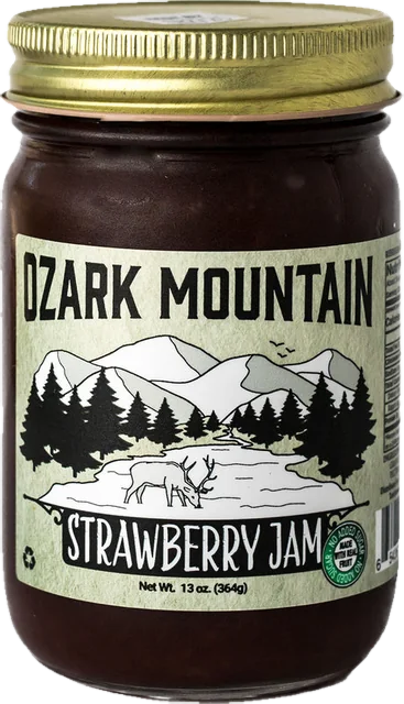 Strawberry Jam - No Sugar Added jar